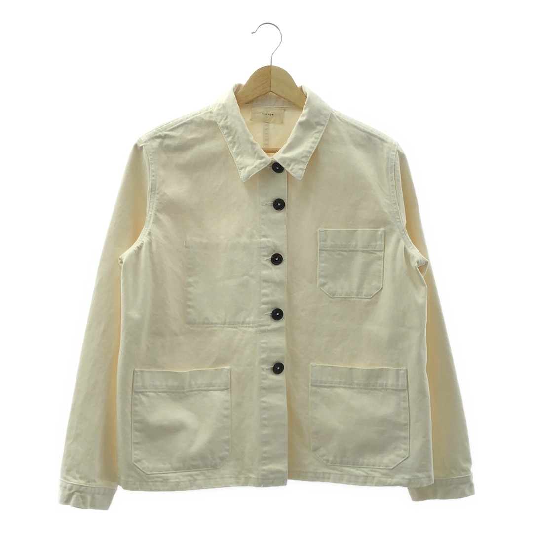 FILA THE ROW KURT JACKET Cart Tuta Denim Bianca S Donna Usata KLDR 0