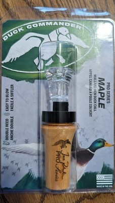 Duck Commander  Pro Series Duck Call Authentic Mallard Sound Maple Wood Design