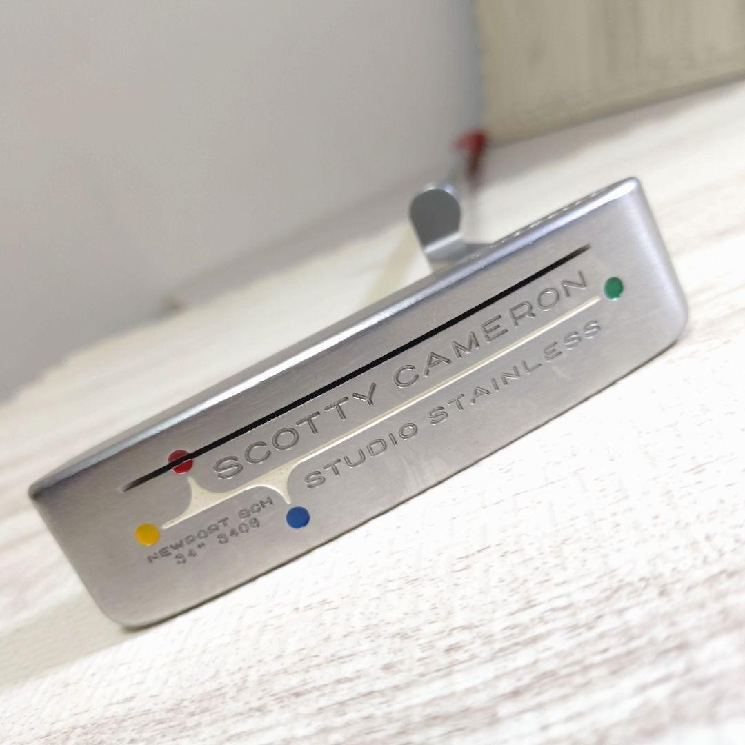 SCOTTY CAMERON STUDIO STAINLESS NEWPORT BEACH 34in Putter RH No H
