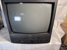 Sylvania SSC190 19" CRT TV VCR Combo Gaming TV - TV Tested / VCR Untested