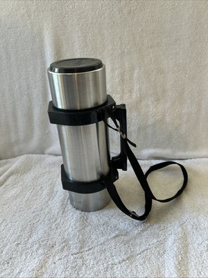 IGLOO 1 Lt 600092 Flask Thermos Bottle Strap Foldable Handle Stainless Insulated