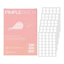 200PCS Transparent Hydrocolloid Pimple Patches Breathable Invisible Acne Face