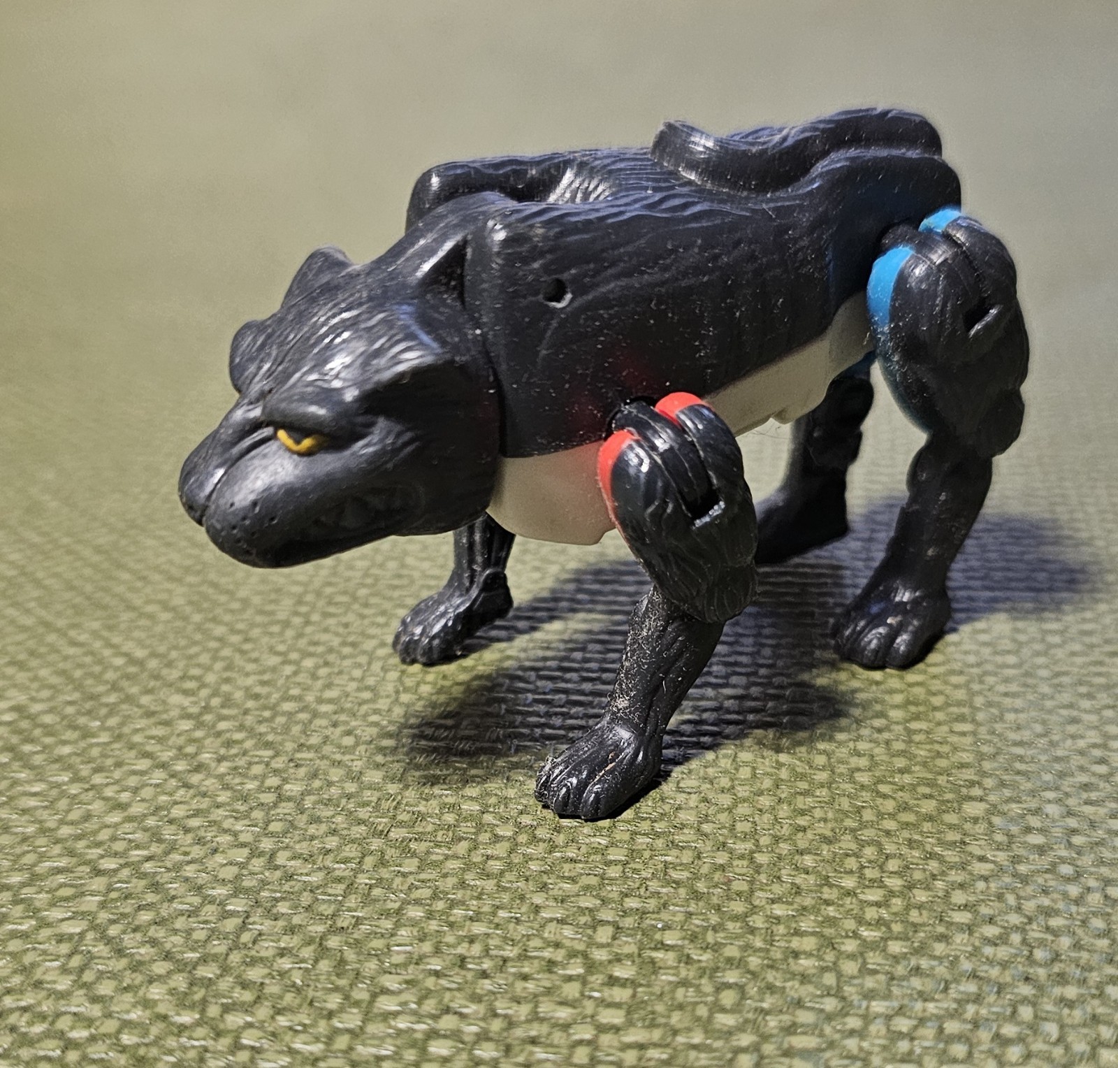Vintage Transformers Beast Wars Black White Panther Complete Mcdonalds Takara thumbnail 2