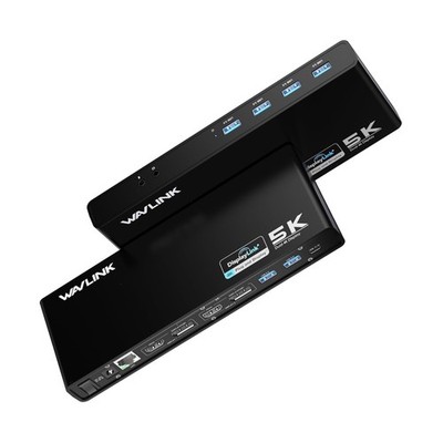 WAVLINK Pro Dual 4K@60Hz Universal Docking Station | USB 3.0/Type-C... Fast Ship
