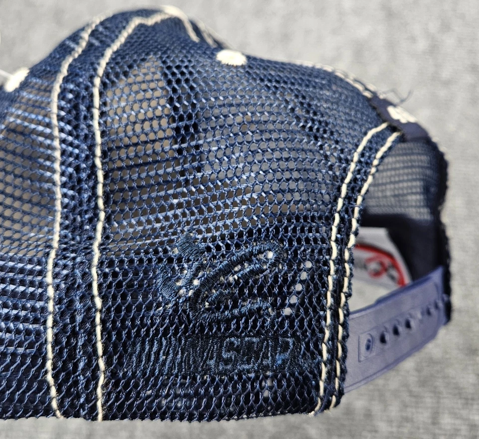 Gorra de camionero Team Lowe’s Racing Jimmie Johnson #48 azul marino Snapback NASCAR Foto 3 de 4