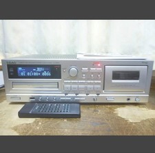 USED TEAC AD-RW900 Cassette Deck Player Audio Silver
