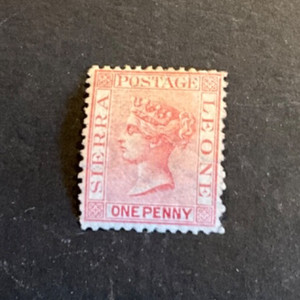Stamps Sierra Leone Scott #6 hinged