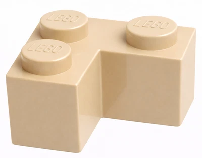 Lego 10 Stück Winkel beige (tan) Ecke Stein 2x2 Ecksteine Winkelsteine 2357 Neu  - Bild 1 von 2