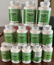 12 Bottles Of Moringa Powder Capsules Pure Nutrient-Rich Moringa Powder