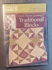 Sewing With Nancy Cotton Theory Quilting Traditional Blocks DVD W/Betty Cotton