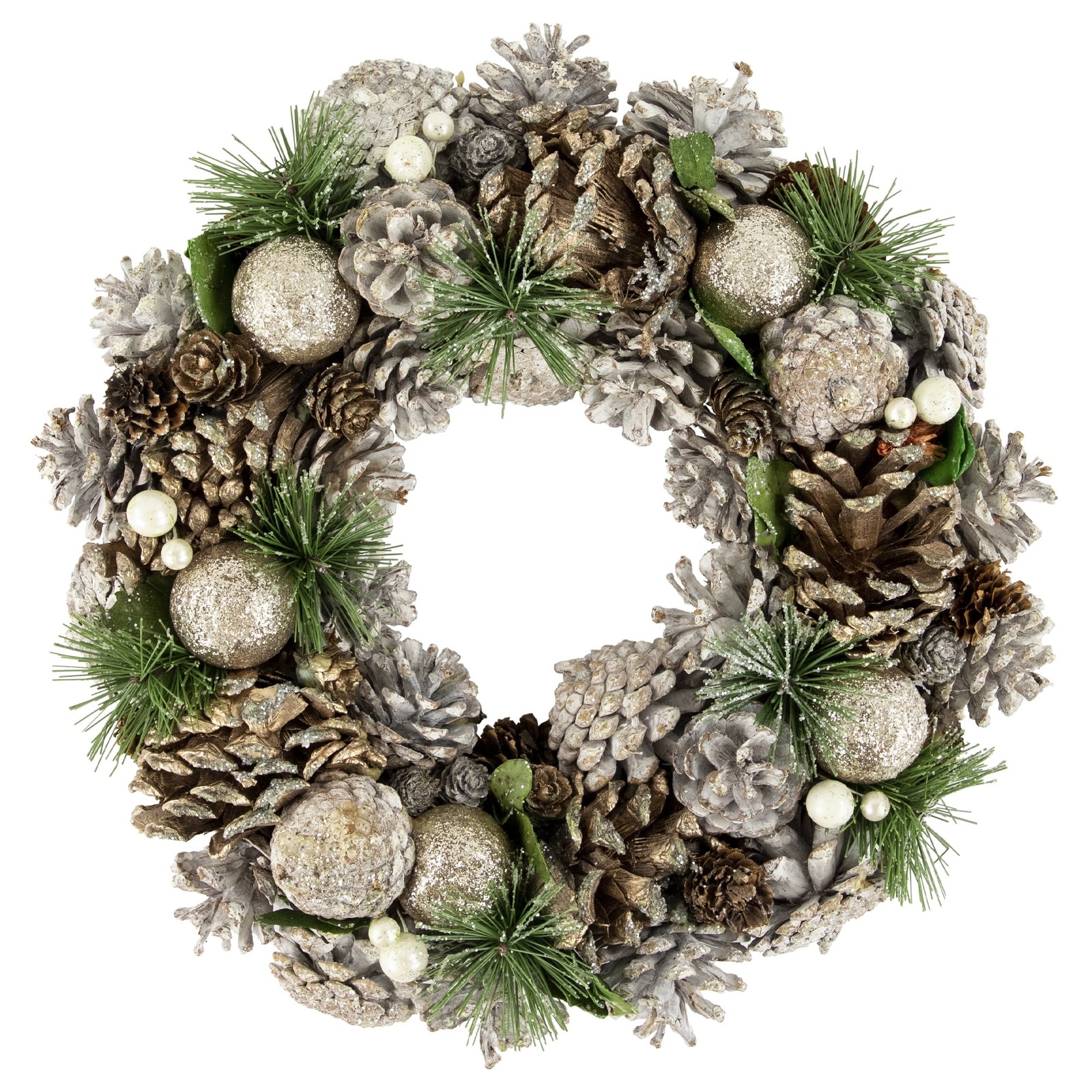 Northlight Green Pine Needle Pinecone Artificial Christmas Wreath  