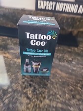 Tattoo Goo Tattoo Care Kit: Antimicrobial Soap Lotion Balm Open Box DMG New