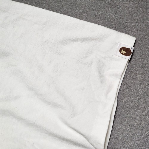T-shirt BAPE XL A singe de bain vert camouflage grosse tête de singe blanc 100% coton Japon - Photo 2/12