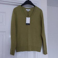 BNWT - AUTOGRAPH AT MARKS & SPENCER- PURE CASHMERE V NECKLINE JUMPER - SIZE S