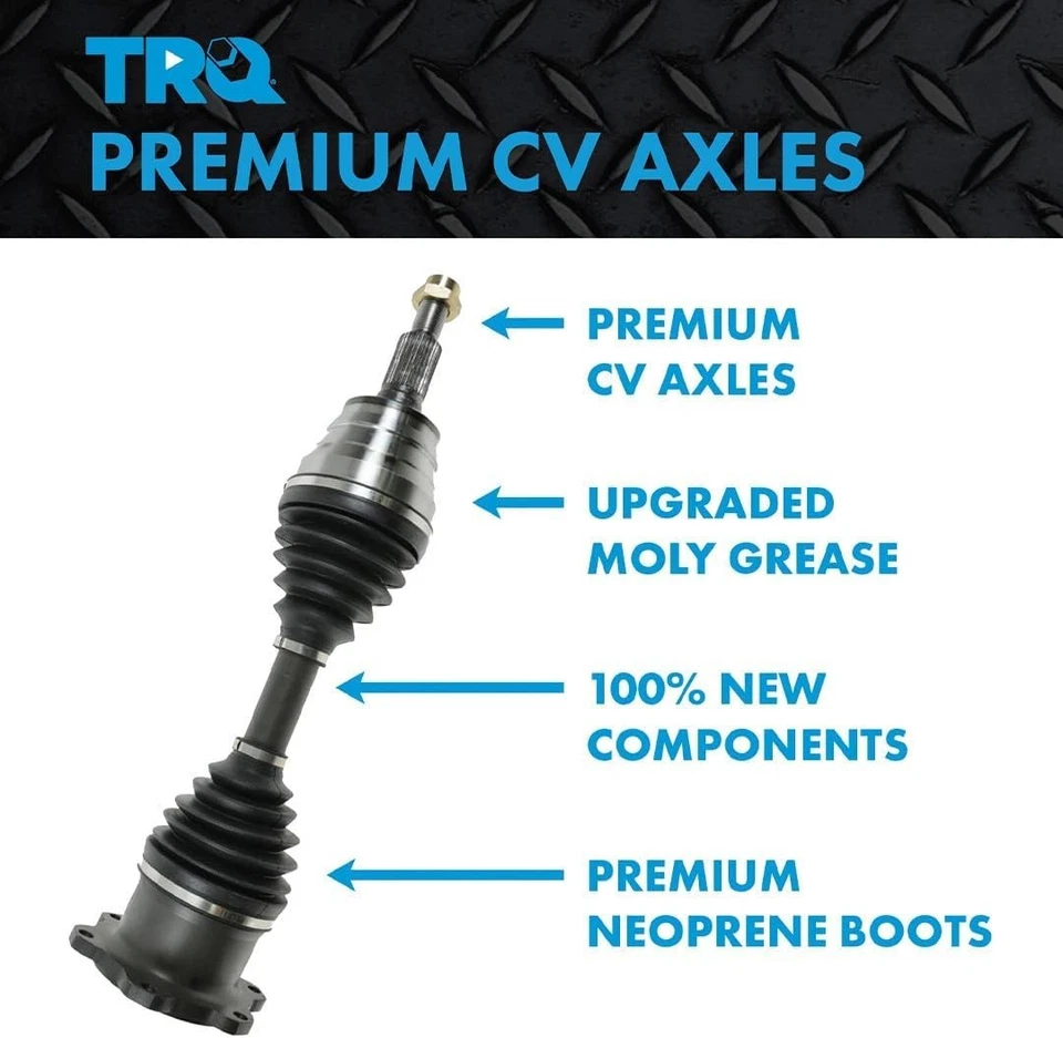 TRQ Front Driver and Passenger Side CV Axle Assembly Set for Subaru Outback 2.5L - Image 4 of 4
