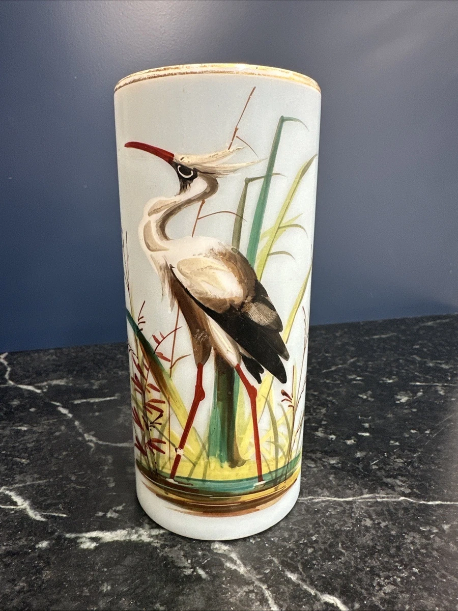 Collectible Glass 1850-1899 Time Period Manufactured Vases for