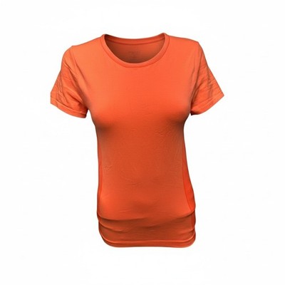Damen Seamless Basics Activewear/Gym Wear T-Shirt - Orange