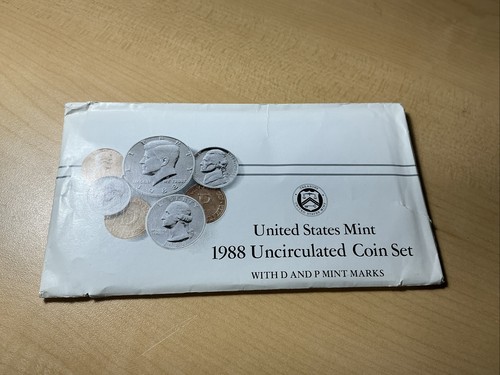 1988 Uncirculated Coin Set U.S Mint Original Government Packaging OGP