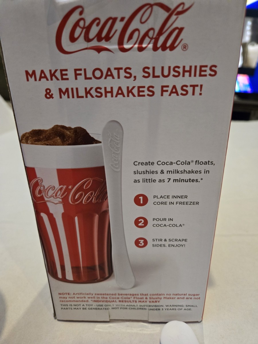 Coca-Cola Float & Slushy Maker Retro Make and Serve Cup/ Freezer