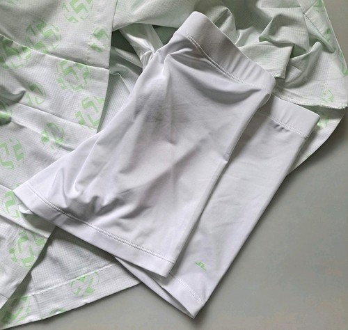 J.Lindeberg Katherine Golf Dress S White Green Logo Print Women's Polo Dress NWT - Picture 16 of 24