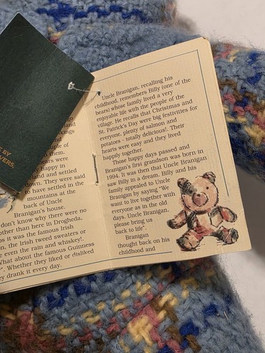 Handmade Irish Tweed Teddy Bear Made In Ireland 100% Wool with Tag - Bild 9 von 10