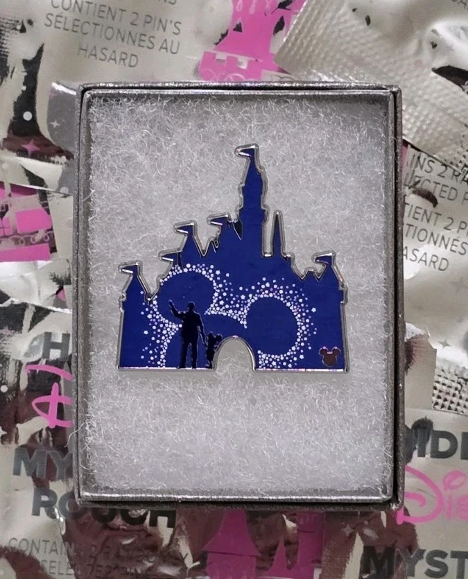 Walt and Mickey Castle Disneyland Hidden Disney 2025 Wave B Pin