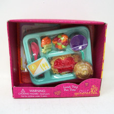 Our Generation LUNCH TIME FUN TIME Set for 18" Dolls Cafeteria Food Tray Fruit