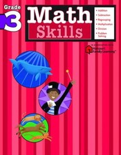 Math Skills: Grade 3 Flash Kids Harcourt Family Learning by Flash Kids Editors