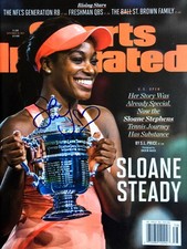 Sloane Stephens - Tennis - Autographed Sports Illustrated - 9/18/17 No Label
