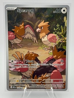Spearow 151/132 Mega Evolution Illustration Rare NM