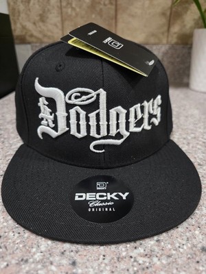Dodgers black snapback 3D puff Custom Hat - Decky 6020