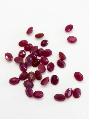60 CARAT AFRICAN RUBY LOT NATURAL AND UNTREATED GEMSTONES FOR JEWELRY