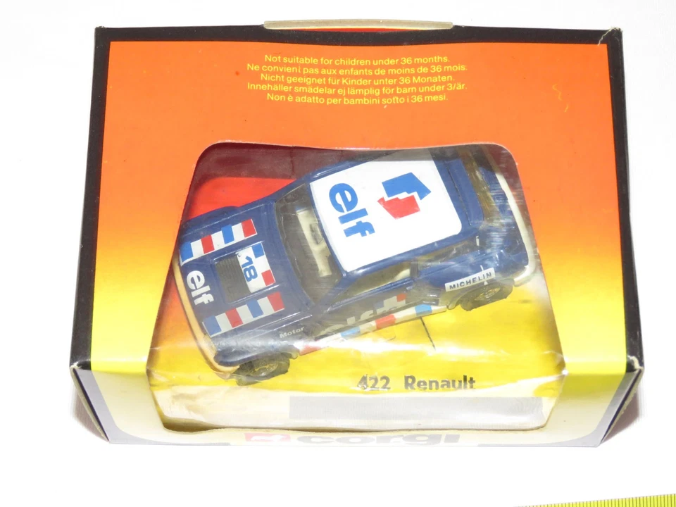 Vintage 1983 Corgi Renault Elf 18 No. 422 New in Box - Image 3 of 4