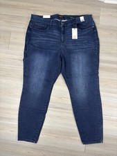 Judy Blue Jeans Womens 24W Blue High Waist Skinny Fit Dark Wash Jeans NWT