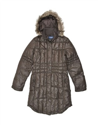 MEXX Womens Hooded Padded Coat UK 8 Small  Brown VN01