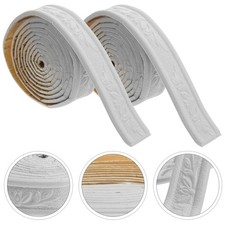 2 Rolls Self Adhesive Wall Border Trim Edging Strip For Tiles White