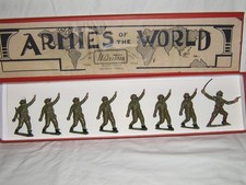 VTG BRITAINS BRITISH INF ACTION WITH GAS MASKS SET 1612 BOXED