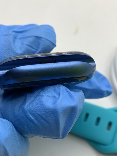 Apple Watch Series 7 GPS + WiFi 41MM Blue Aluminum Case - Photo 6 sur 9