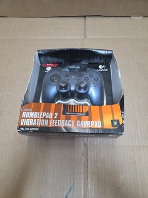 Logitech Cordless Rumblepad 2 Vibration Gamepad Controller PC NEW Sealed