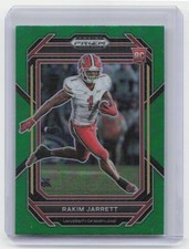 2023 Panini Prizm Draft Picks #198 Rakim Jarrett Prizms Green