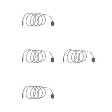 4Pcs Durable Barcode Scanner Cable Grey for Bar Code Scanners Highspeed Data
