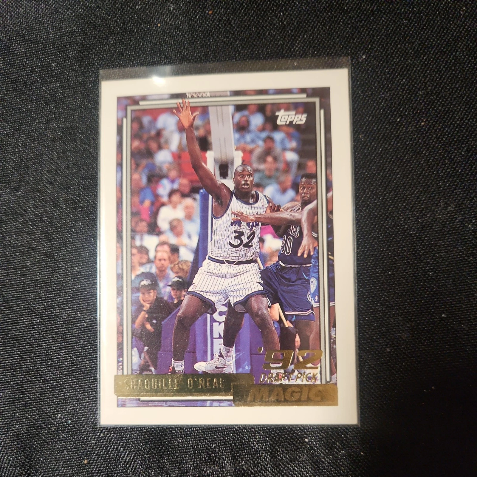 Shaquille O'Neal 1992-93 Topps Gold Rookie Draft Pick Card #362 - Nice Example