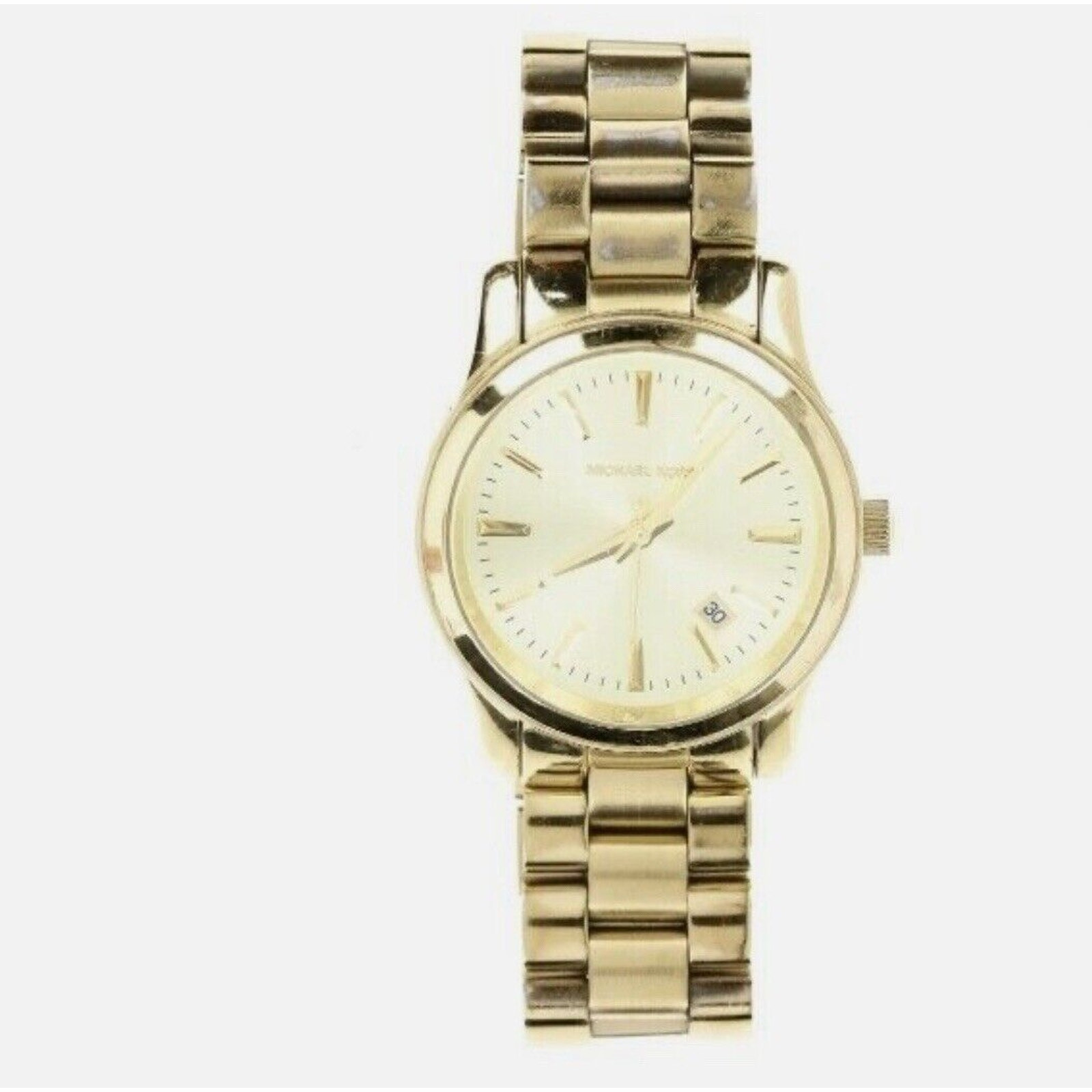 Michael Kors MK5160 Womens Gold Stainless Steel Quartz Watch with Analog Dial JK406