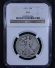 1921 Walking Liberty Half Dollar - 50c NGC G04 - Key Date Coin!