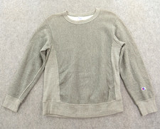 Champion Hoodie Sweatshirt Womens Large Gray Reverse Weave Crew Logo