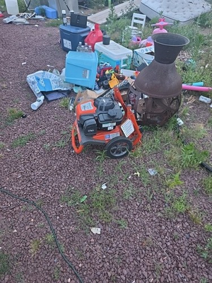 #ad Orange Black Gas Hasqvarna Power Washer Exi 875 Motor Spins $99.99