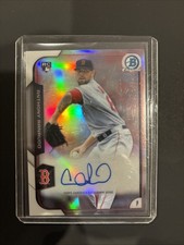 2015 Bowman - Chrome Rookie Autographs Anthony Ranaudo #BCAR-AR Refractor...