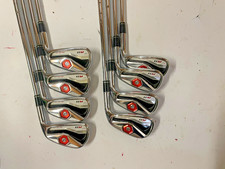 TaylorMade R11 irons 5-AW KBS 90 Stiff Steel shaft VGC