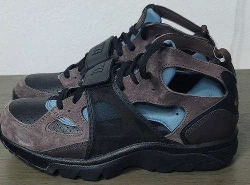 Size 9.5 - Nike Air Trainer Huarache (IB0497 001) Baroque Brown Smokey Blue