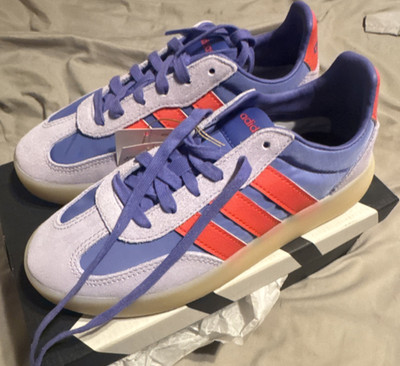 adidas Barreda Decode Women s Low Top Colorblock Sneakers Blue Purple Red
